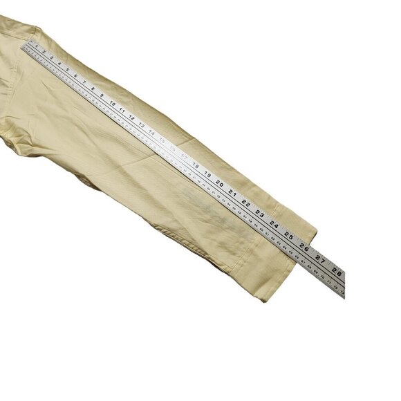 Tommy Hilfiger Men's Long Sleeve Dress Shirt Solid Yellow Size XXL - Picture 4 of 7
